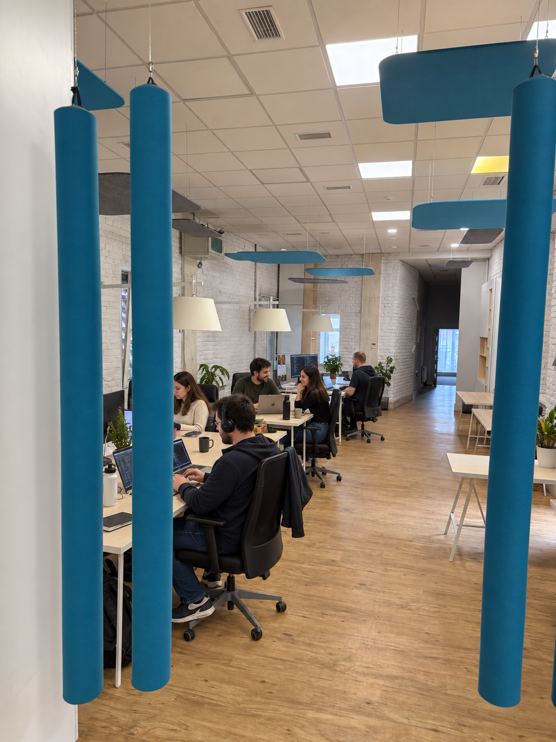 A Talentbyte team session in a meeting room with a whiteboard